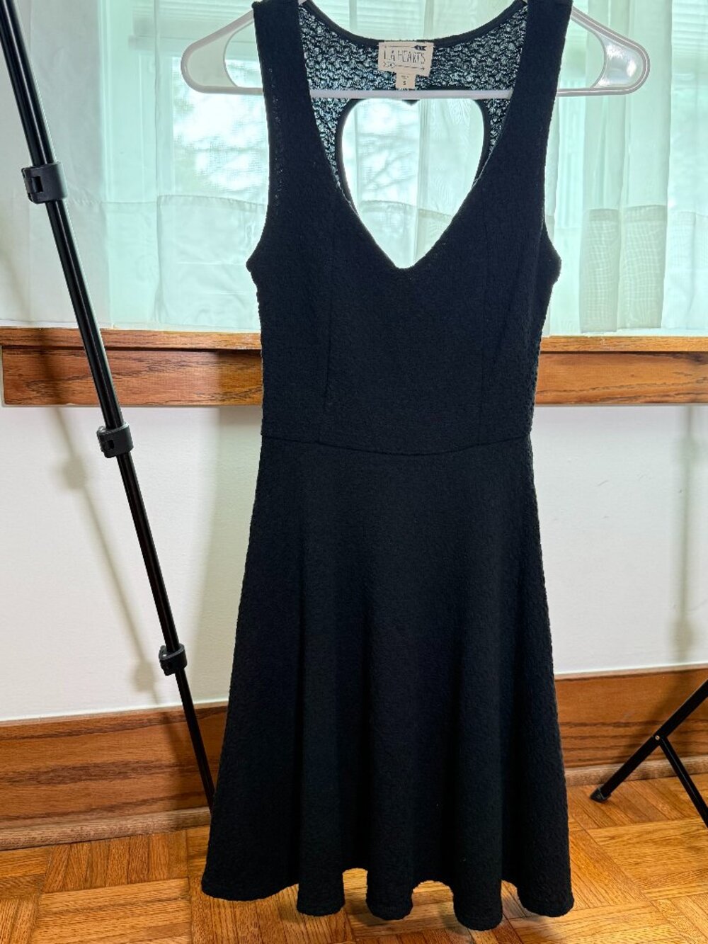 LA Hearts Black Short Dress
